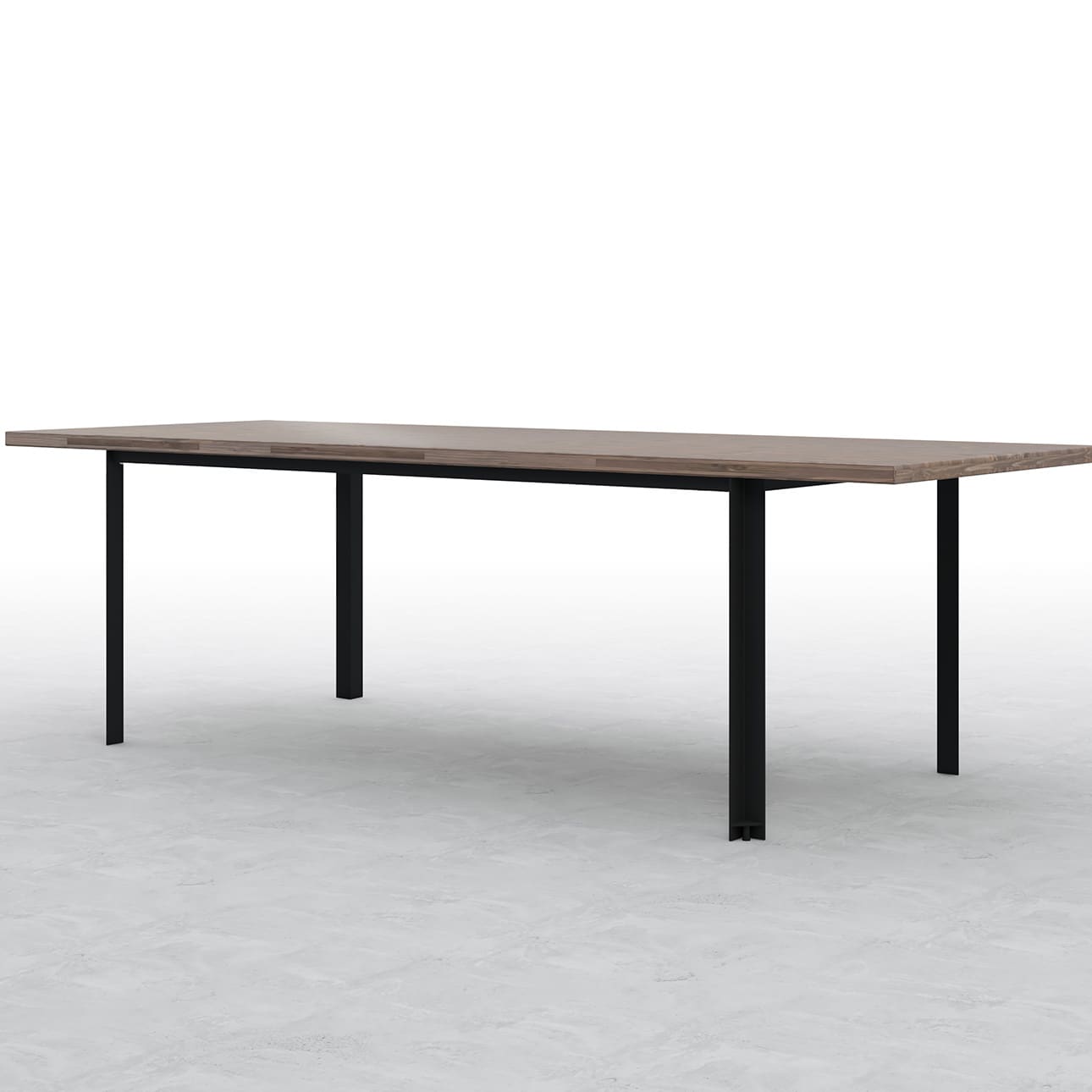 作業テーブル スチール脚（SL） 幅2400×奥行900㎜ スプルス積層パネル