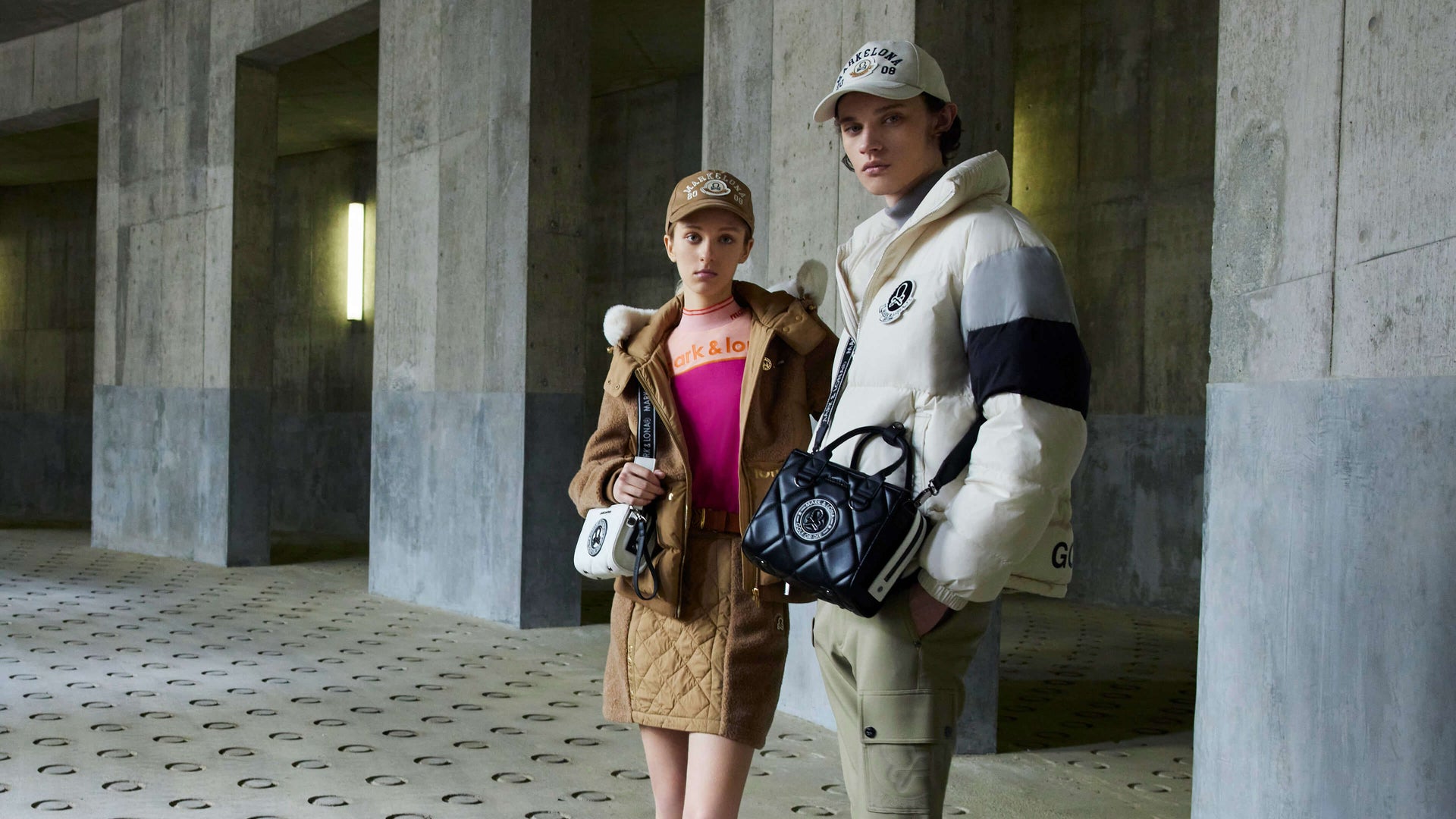 MARK & LONA スカルモノグラム シューズケース 美品 MARK & LONA