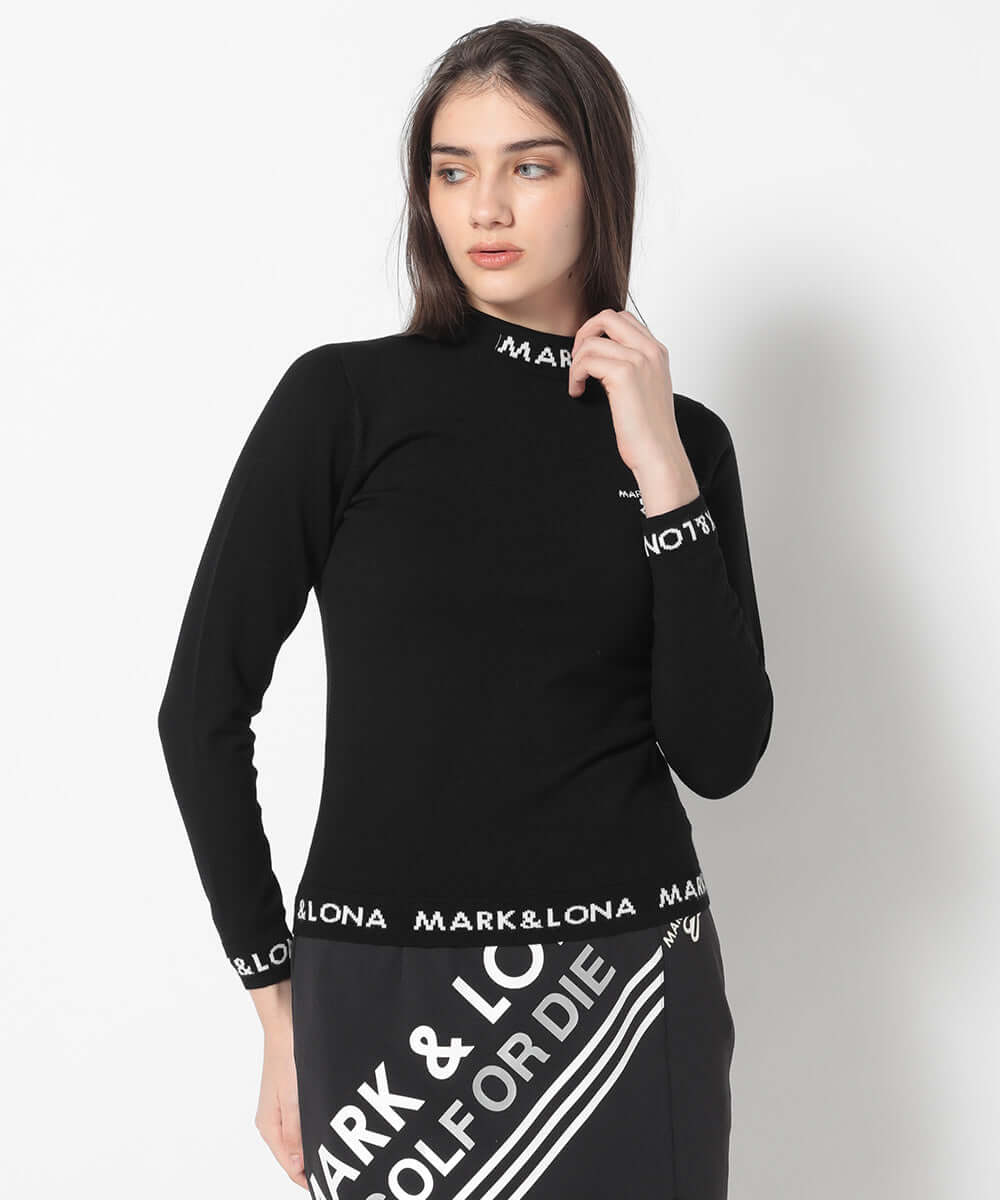 MARK & LONA ブラックモックネック46 MARK & LONA ブラックモック