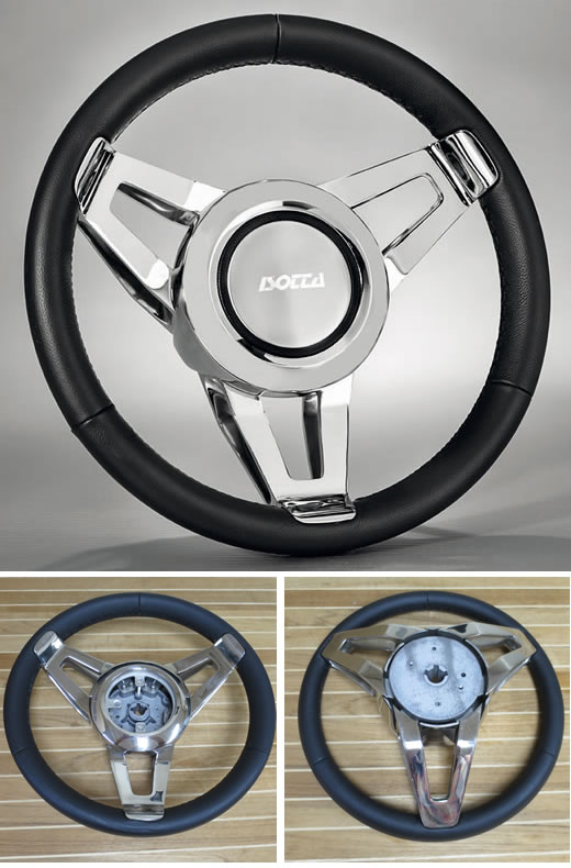 ISOTTA/ステアリング/Pachu/ブラック/35.1cm