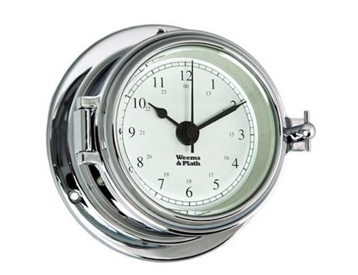WEEMS & PLATH/真鍮製キャビン用クロック/時計/文字盤79mm