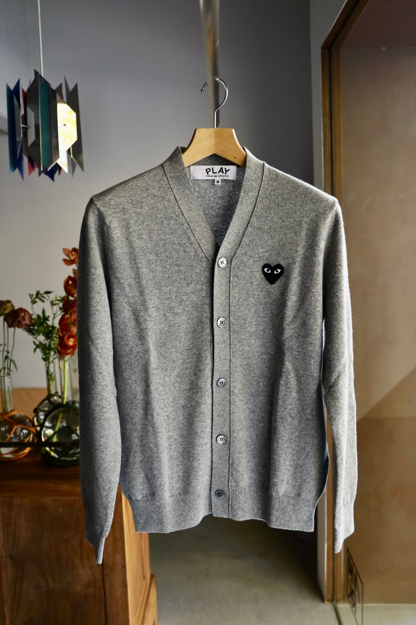 COMME des GARÇONS ブラックカーディガン S PLAY COMME des GARÇONS