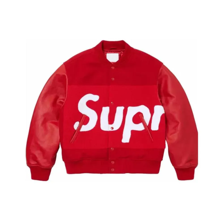 Supreme Bulldog Varsity Jacket - Bulldog Supreme Jacket