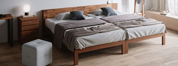 セミダブルベッドの通販 / 北欧・モダン・デザイナーズブランド