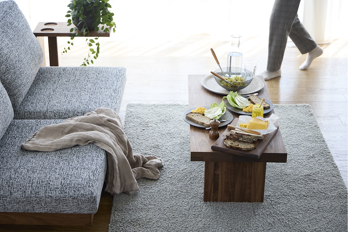 DANISH LOW LIVING TABLE(幅120cm x 奥行75cm x 高さ35cm)の通販