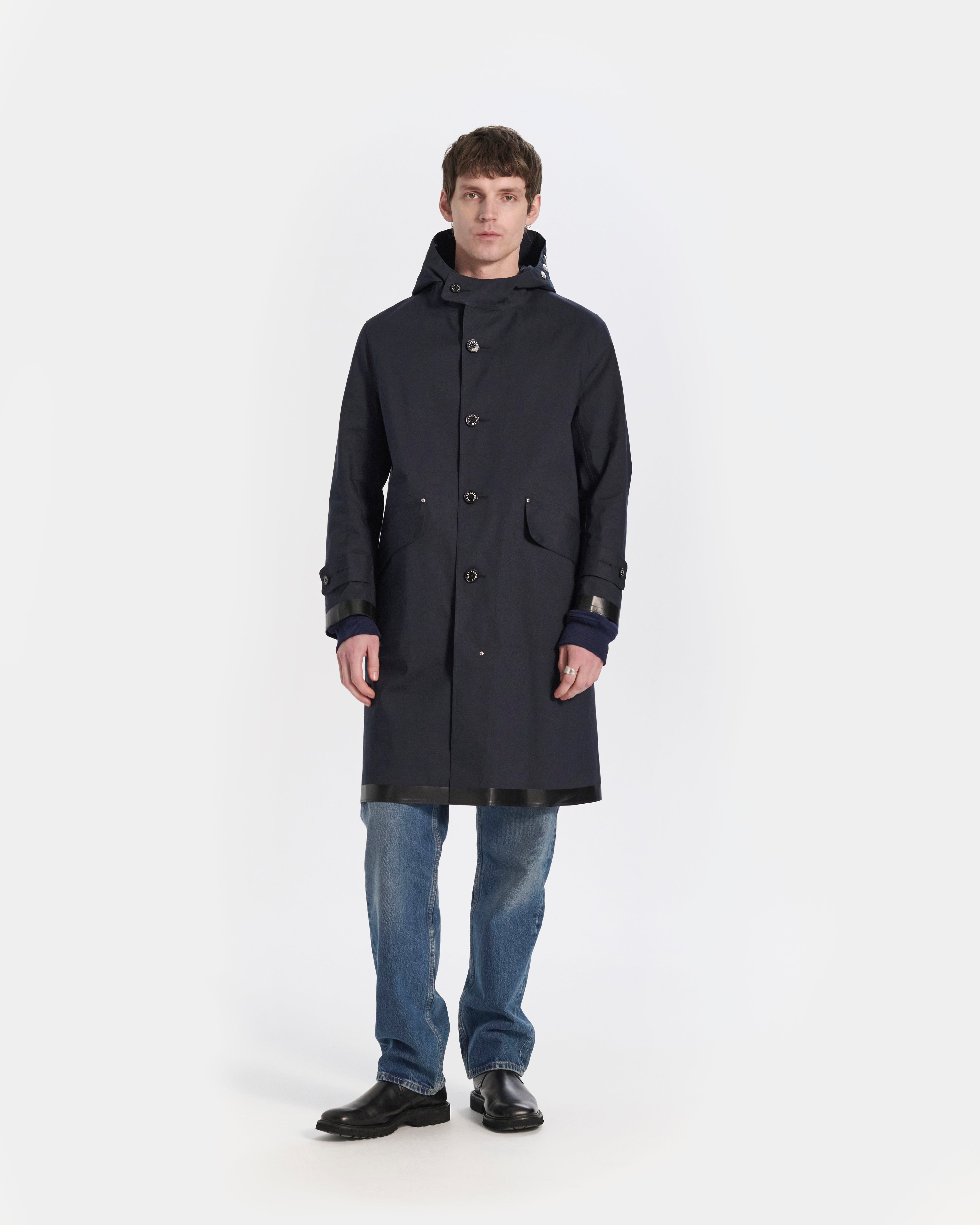 メンズ KIRKTON - フーデッドゴム引きコート – Mackintosh