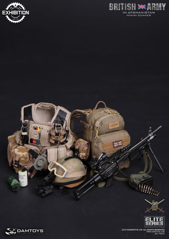 British Army in Afghanistan - Minimi Gunner (Exhibition Limited