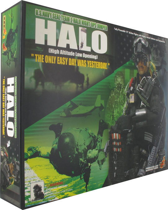 US Navy Seal Team 2 - Halo Night Ops Jumper Hot Toys - Machinegun