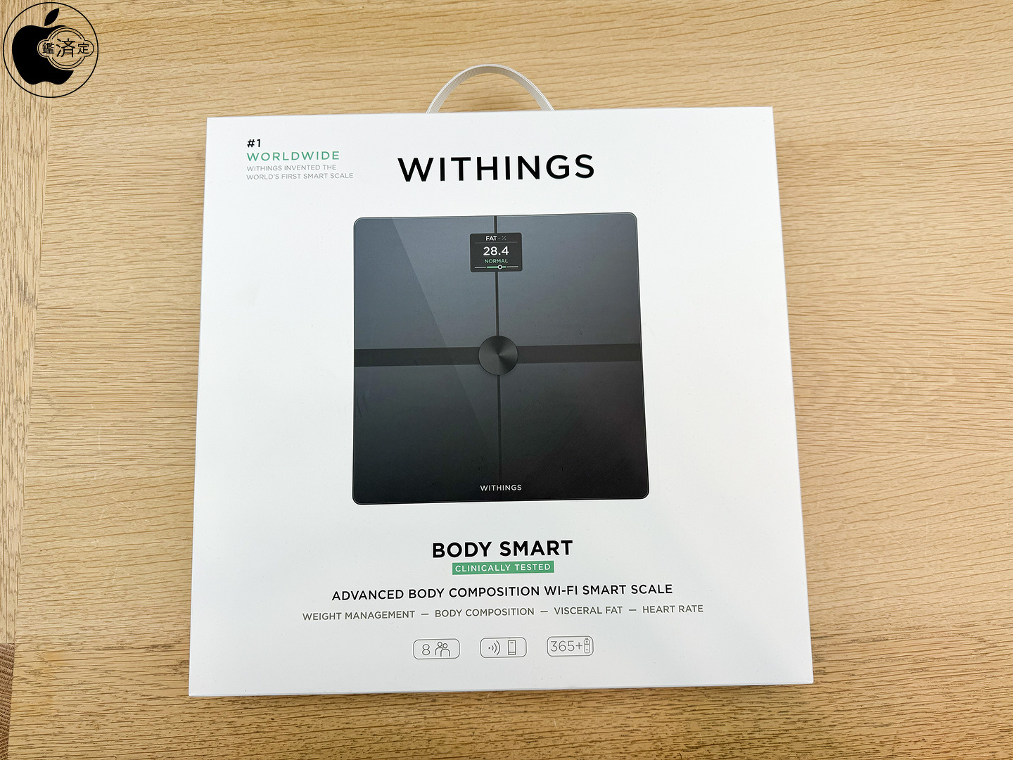Apple Store、Withingsのスマート体組成計測器のエントリーモデル