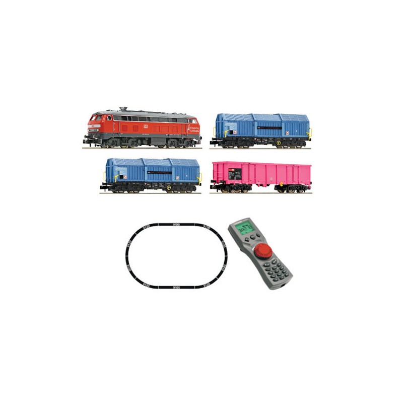 Fleischmann 931890 DB BR218 Freight Starter Set V (DCC-Fitted) - N