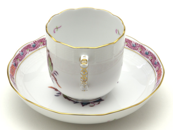 ヘレンド(Herend) コーヒーカップ(160cc)&ソーサー アポニーフラワー