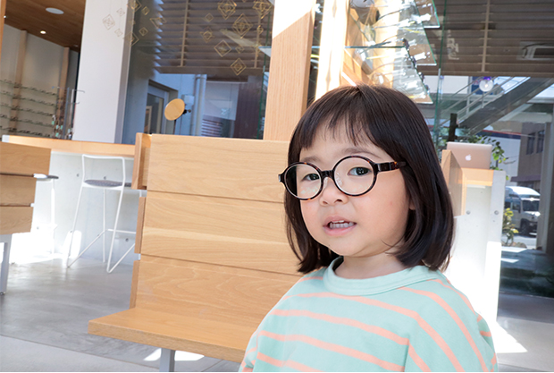 トマトグラッシーズ TKBC503 子どもメガネ お客様ご紹介 熊本 中原眼鏡