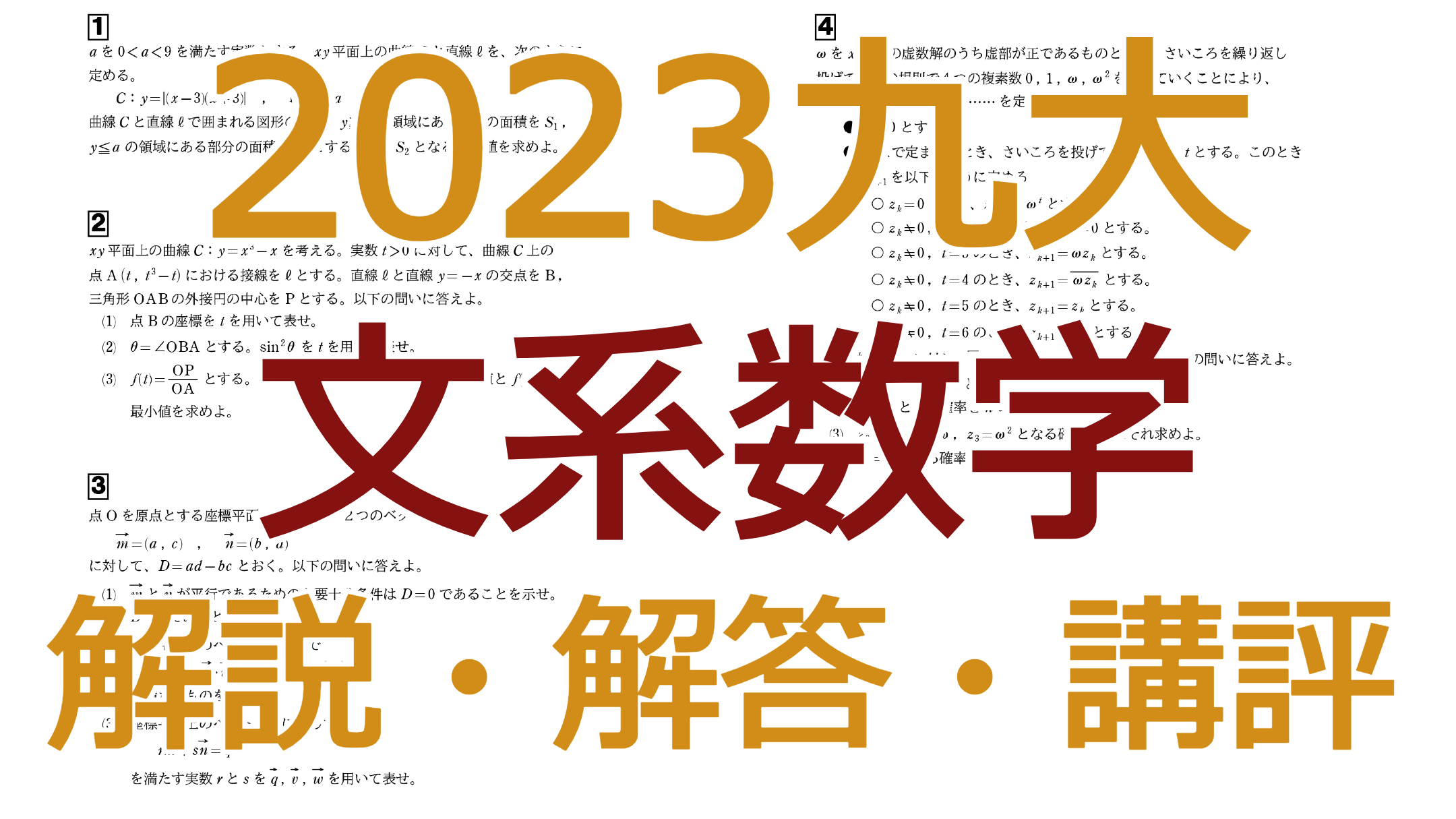 TW02-107 駿台文庫 九州大学 理系ｰ前期日程 過去3ヵ年 青本 2011