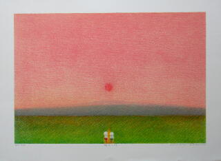 府川誠 リトグラフ ギャラリー名画堂