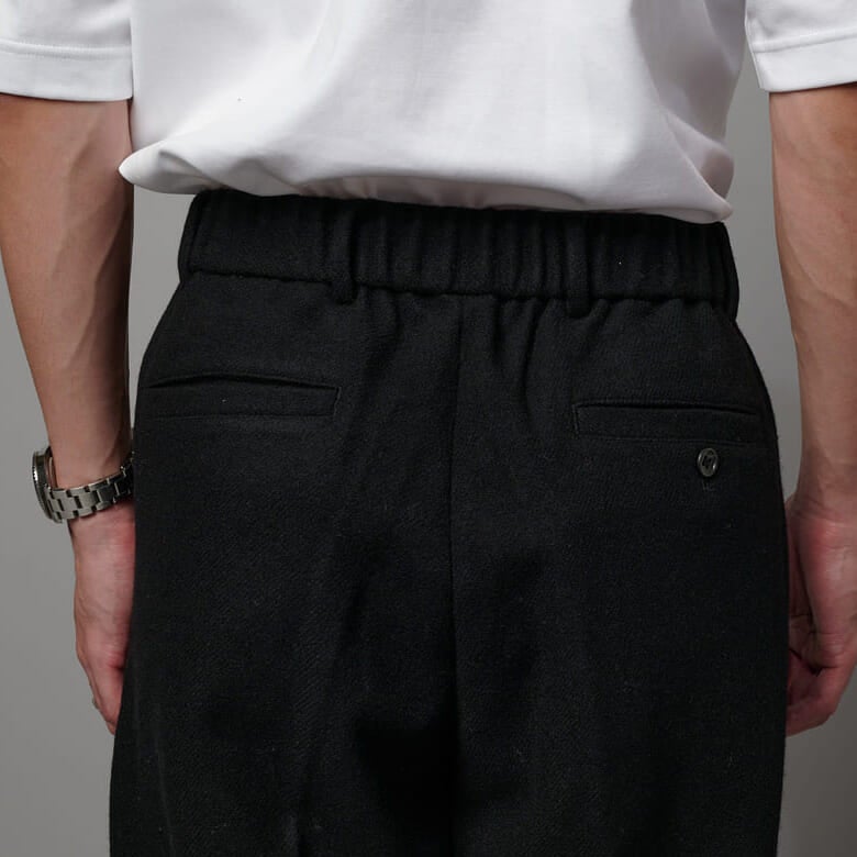 無印良品 カシミヤ混タックパンツ MUJILABO 定価12900円 無印良品