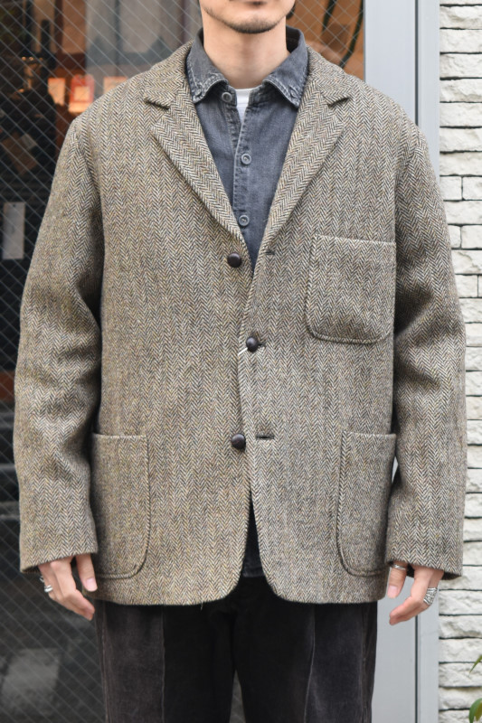SALE!】orslow (オアスロウ) RELAX FIT HARRIS TWEED JACKET [KHAKI]