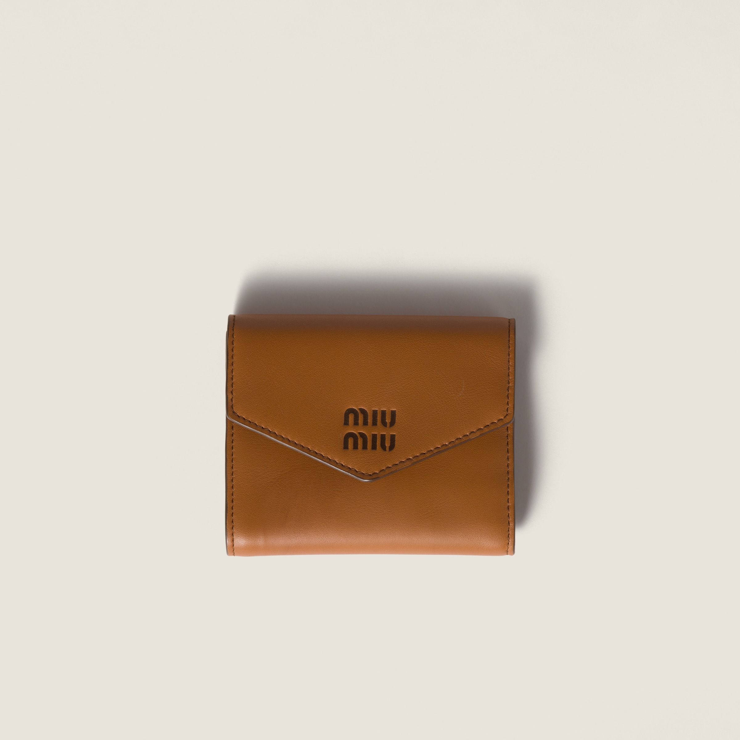 Oak Small Nappa Leather Wallet | Miu Miu