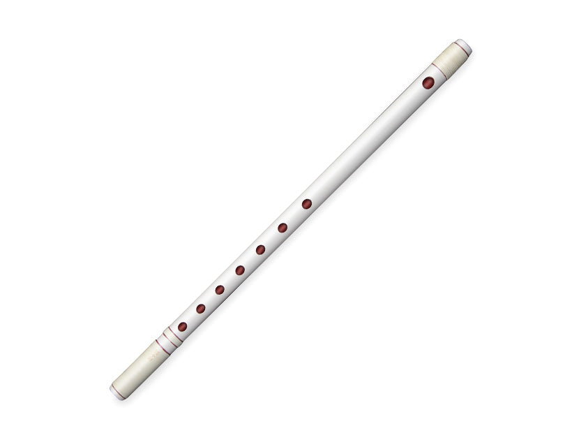 獅子田流 篠笛 塗 籐両巻 白 | 宮本卯之助商店