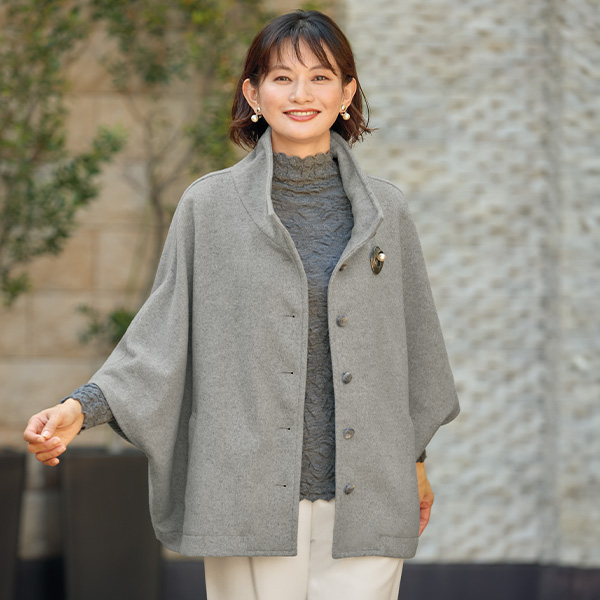☆CITYSHOP☆グレージュポンチョ ☆CITYSHOP☆グレージュポンチョ