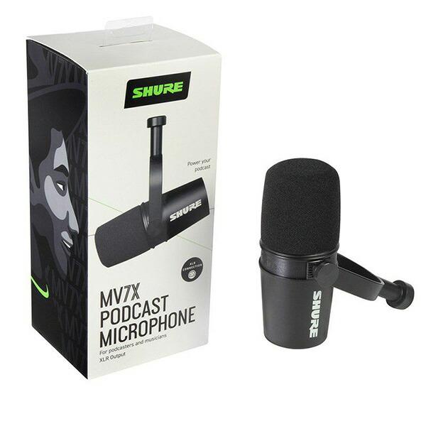 SHURE ポッドキャスト マイクロホン XLR接続 MV7X-J 《国内正規品 2年
