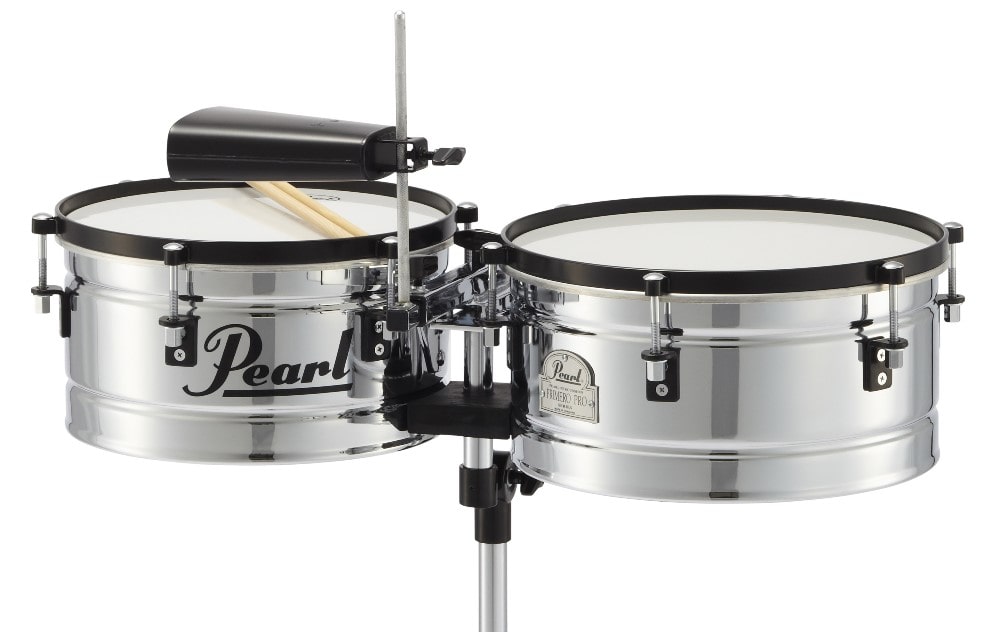 Pearl シングルタム ティンバレス PRIMERO 13インチ ホルダー付 Pearl