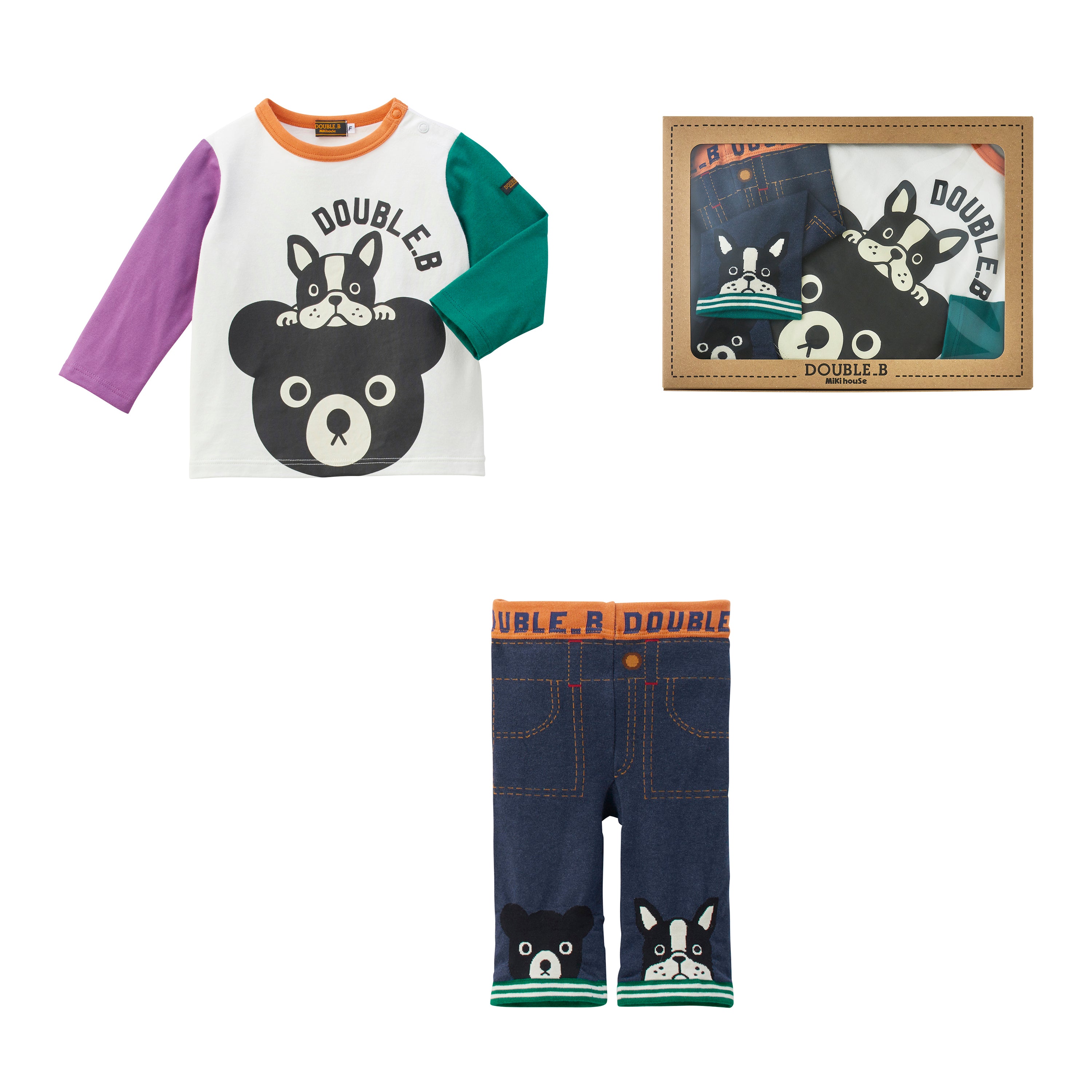 長袖Tシャツセット【BOX付き】 – ミキハウスオフィシャルサイト