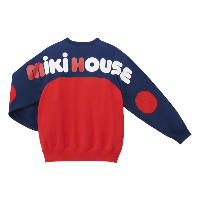 Back logo sweatshirt (for adults) – ミキハウスオフィシャルサイト