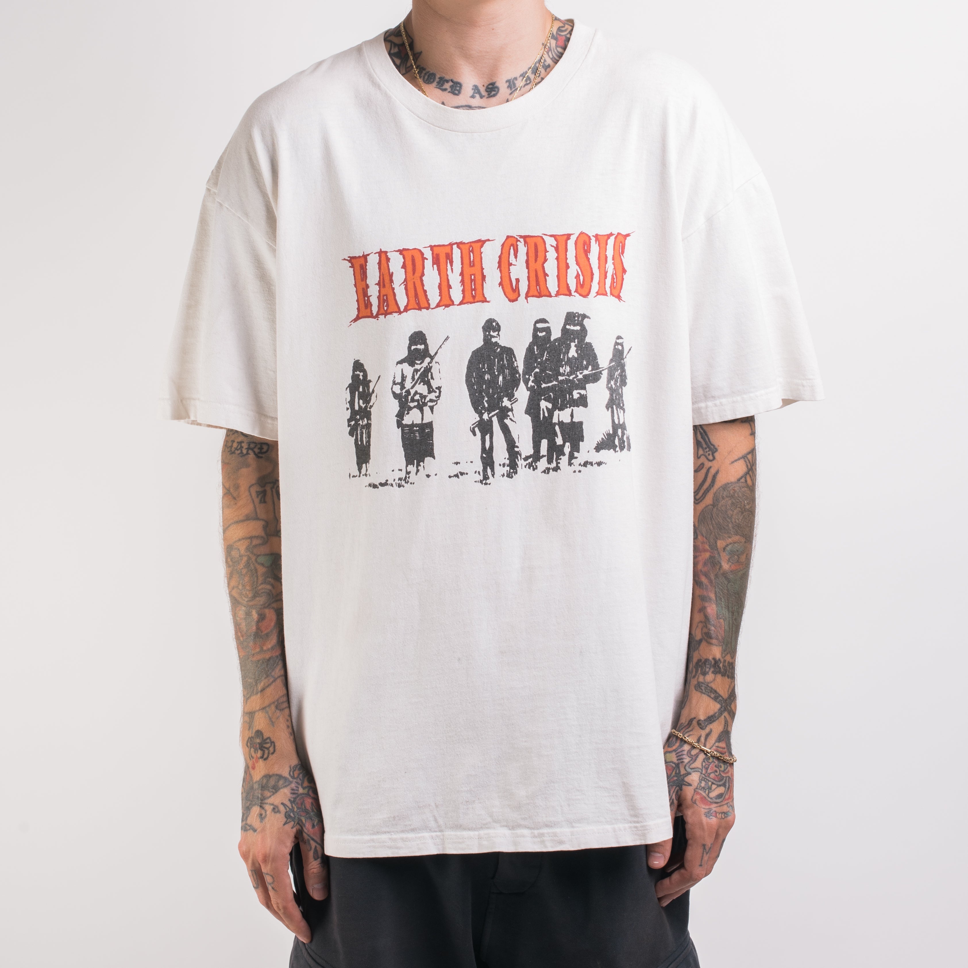 Vintage 90's Earth Crisis To The X I'm Crucified T-Shirt – Mills