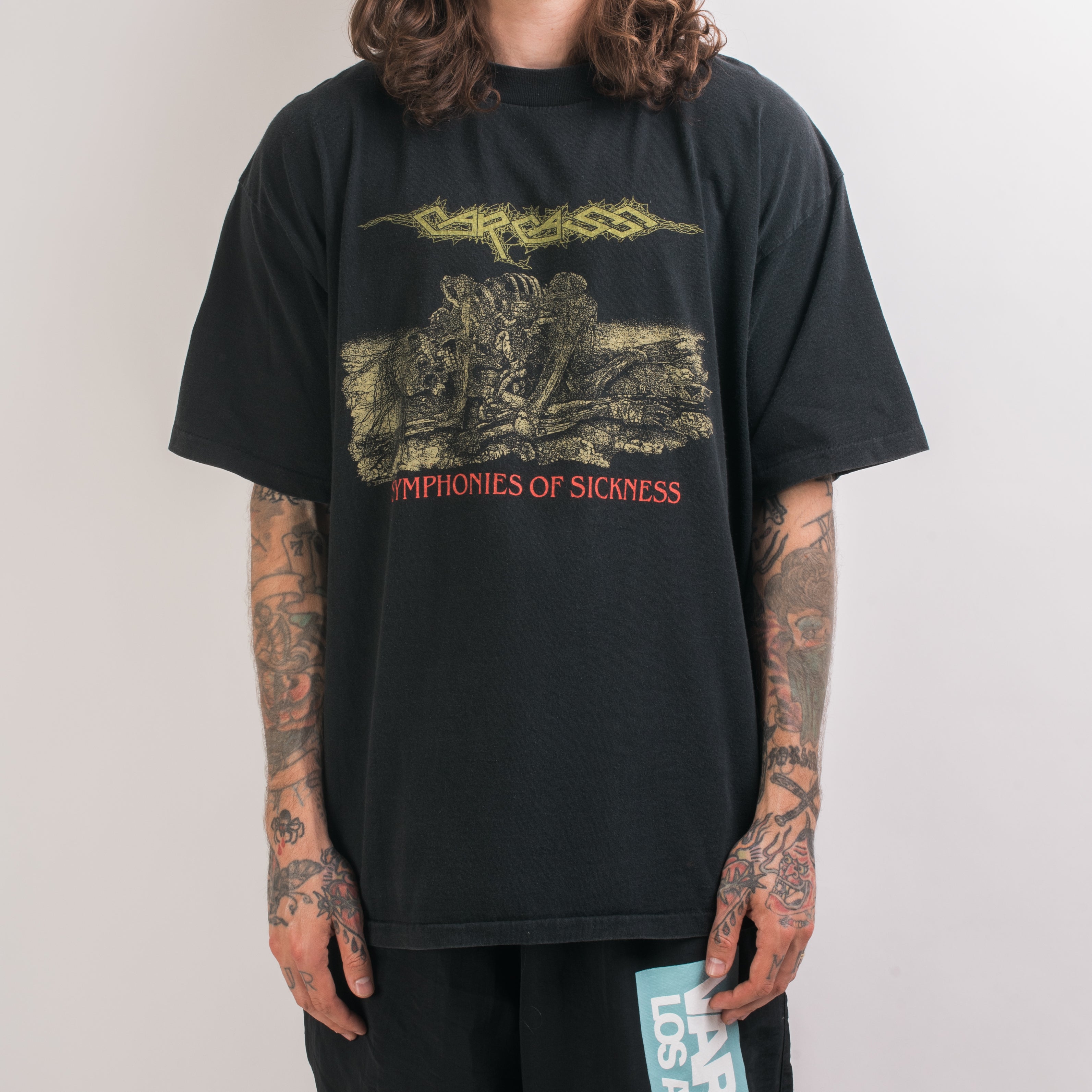 Vintage 90's Carcass Symphony Of Sickness T-Shirt – Mills Vintage USA