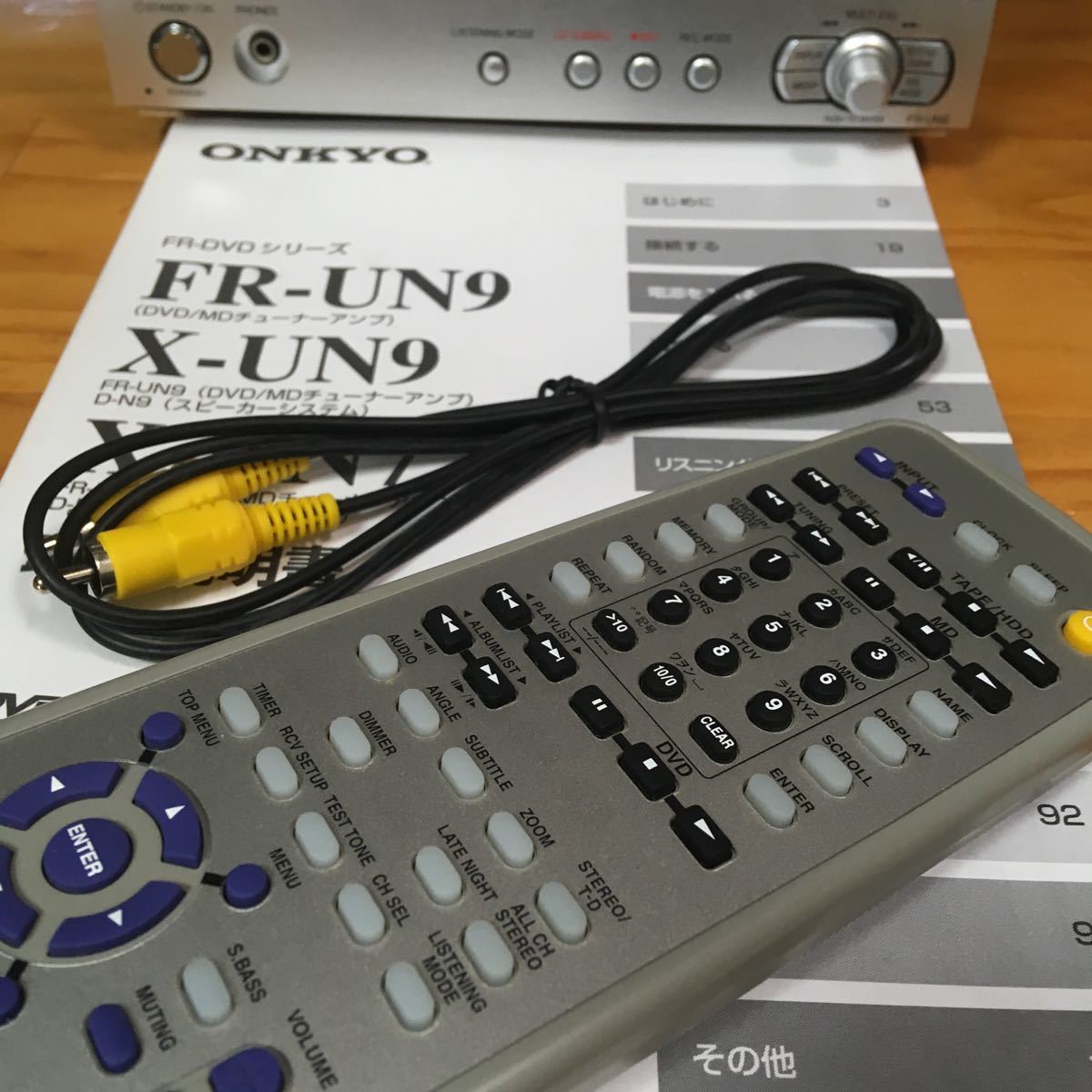 1170* ONKYO オンキョー FR-UN9 DVD/MDチューナーアンプ Onkyo FR-UN9