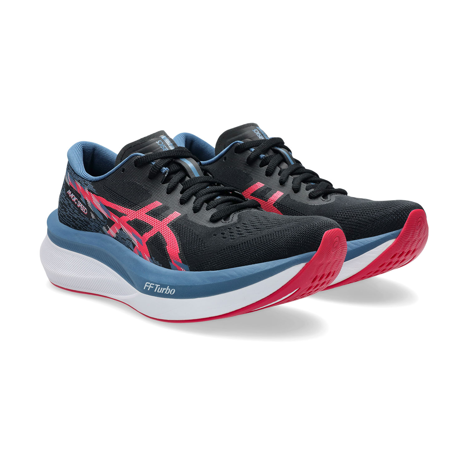 Asics Magic Speed 4 Women's Running Shoes - Black/Winter Sea