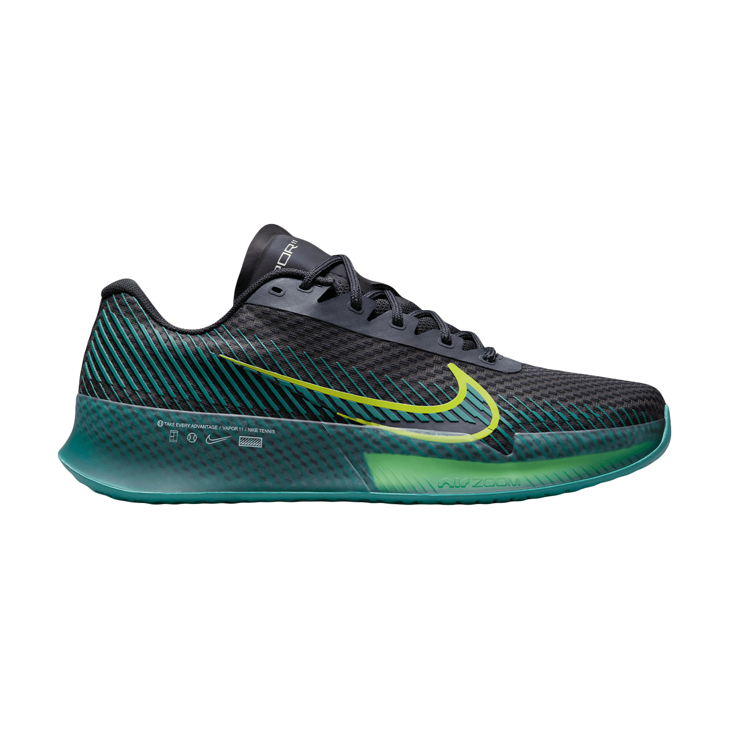 Nike Court Air Zoom Vapor 11 HC Men's Tennis Shoes - Gridiron