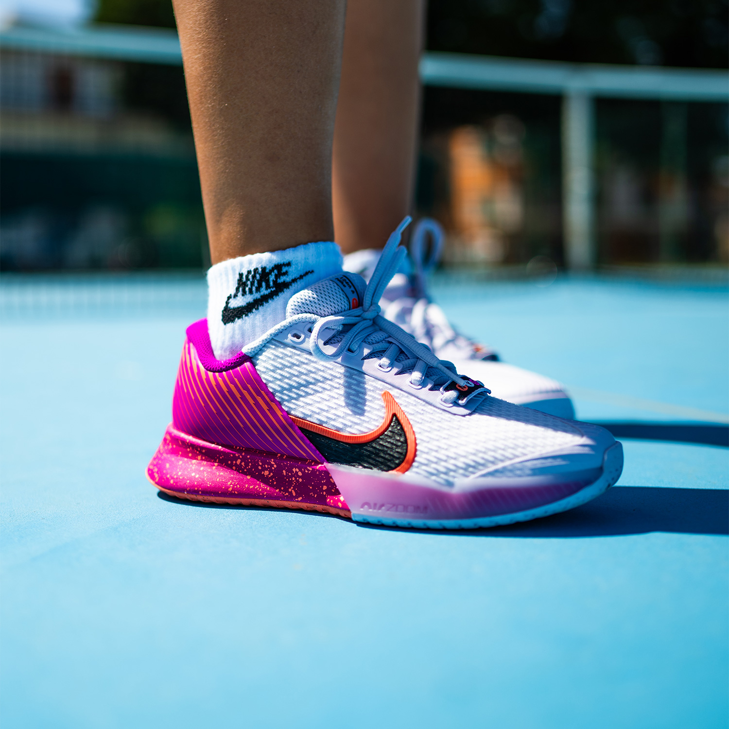 NIKE テニスシューズ】エア ズーム ヴェイパー プロ キリオス着用