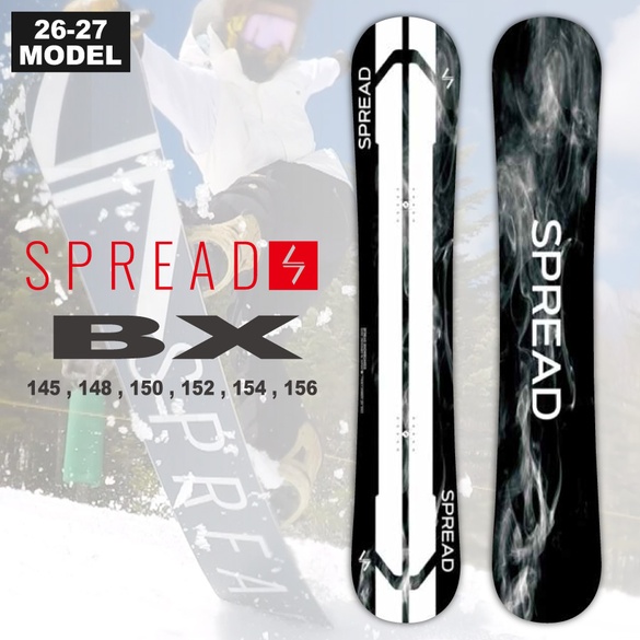 26-27 SPREAD / BX・(スプレッド) [可変CAMBER] ≪2026-2027≫ [MISTY]