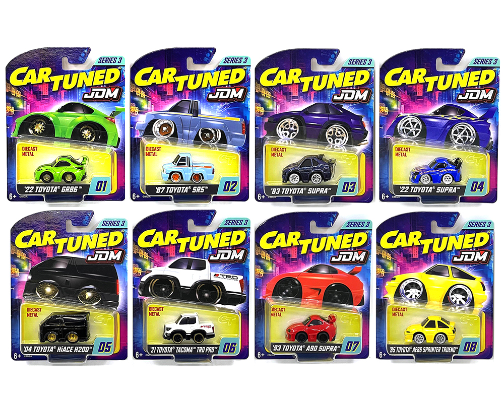 CarTuned 1:64 JDM Tuners Series 3 Assortment - M & J Toys Inc. Die