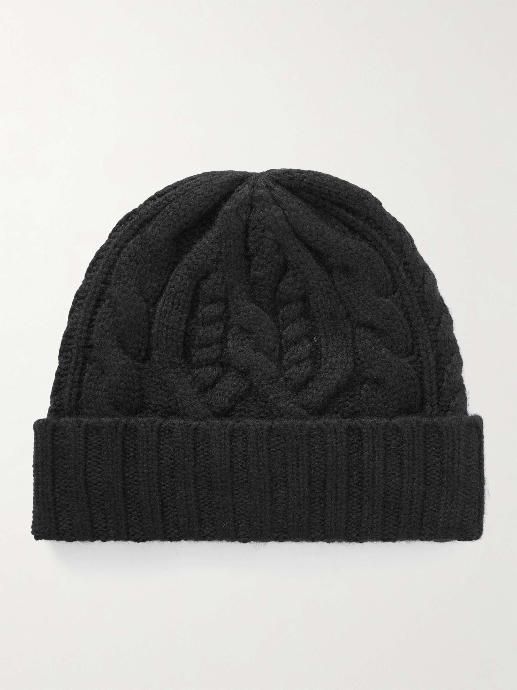 SACAI + Carhartt WIP Logo-Appliquéd Ribbed Wool-Blend Beanie for