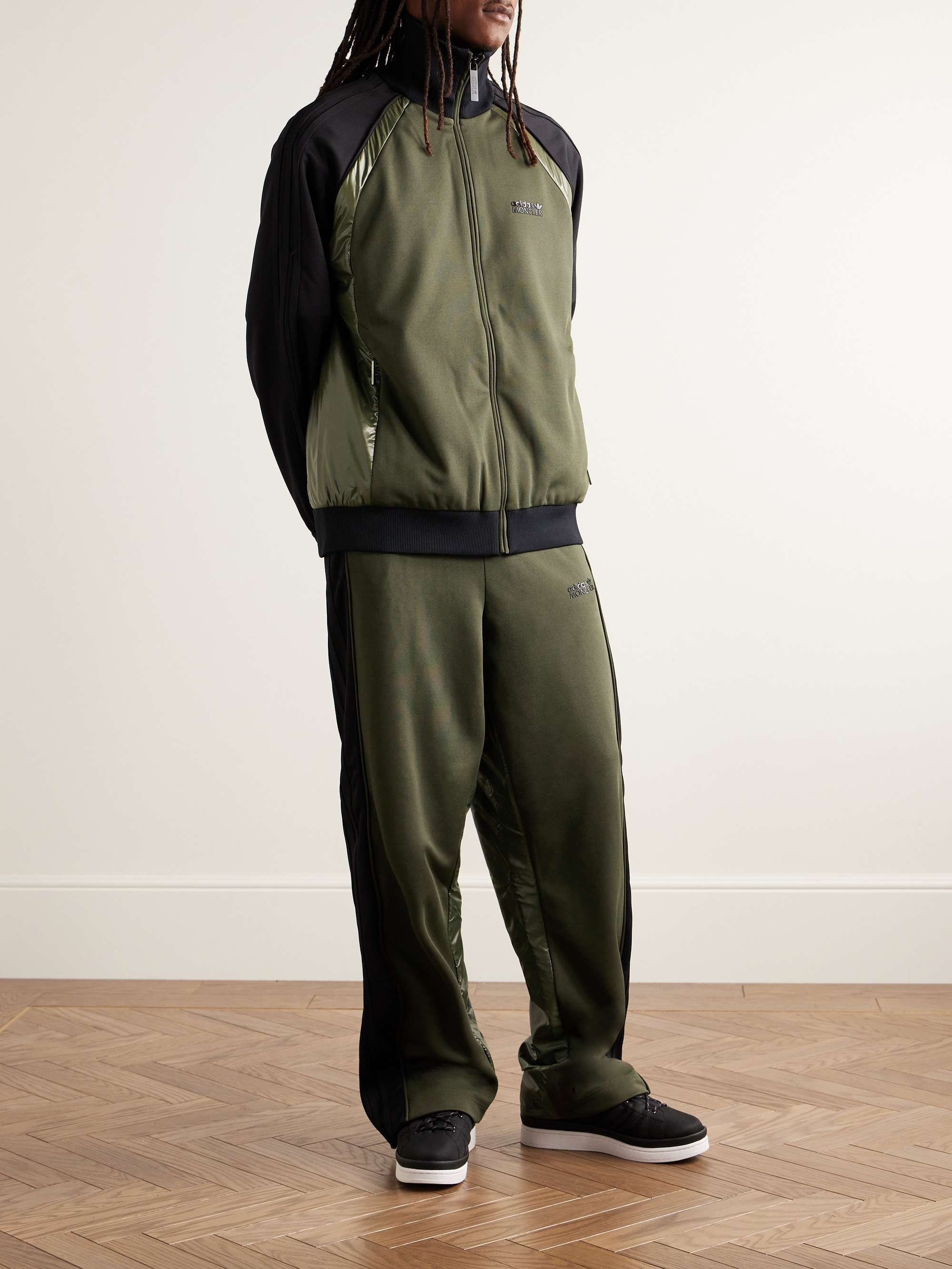 MONCLERジーニアス ブラック トラックジャケット パンツセットS