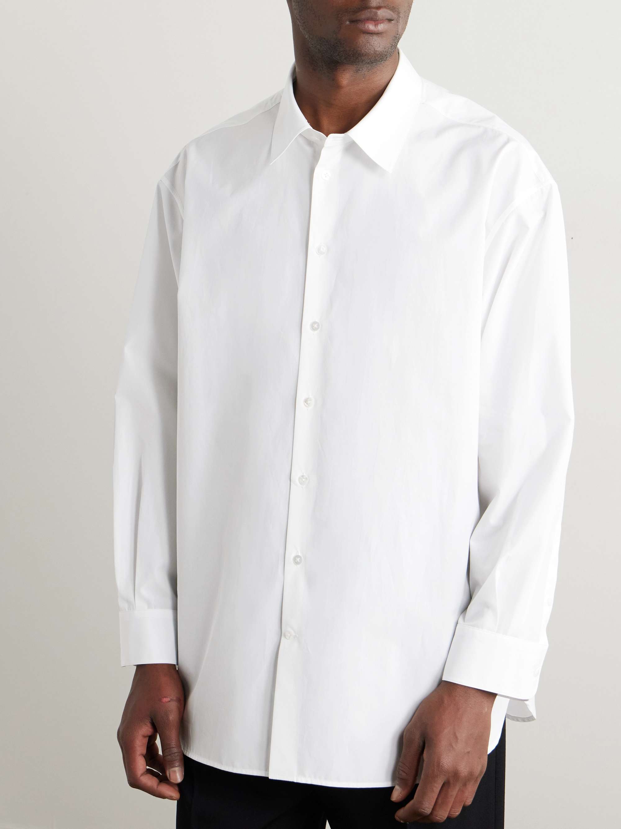 THE ROW Lukre Oversized Cotton-Poplin Shirt for Men | MR PORTER