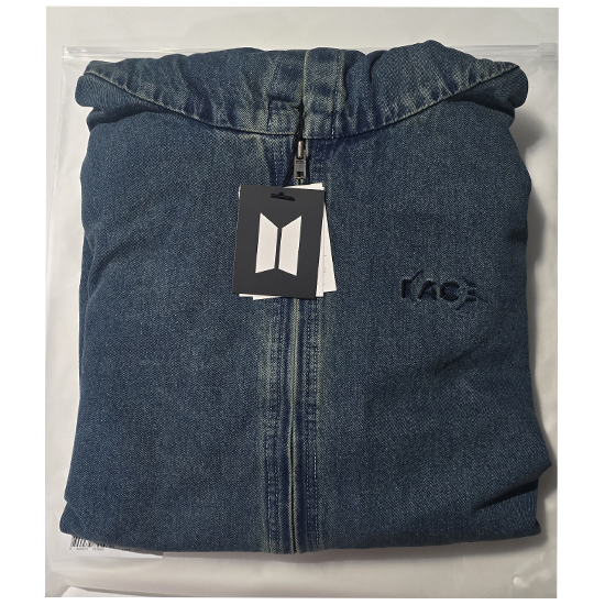 BTS Jimin The Truth Untold: Exhibition Denim Zip-Up Hoodie