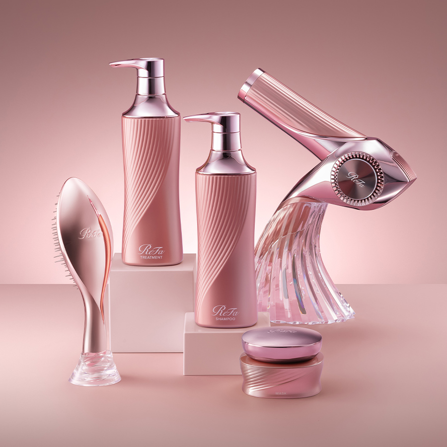 バスルームのコーディネートに、もっと華やかさを。ReFa BEAUTECH HAIR