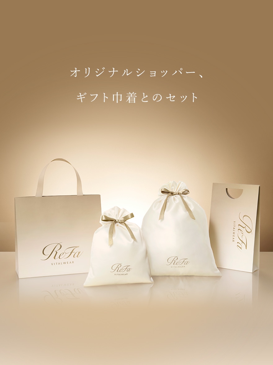 ReFa VITALWEARギフトラッピングセットM + ショッパーS】リファ
