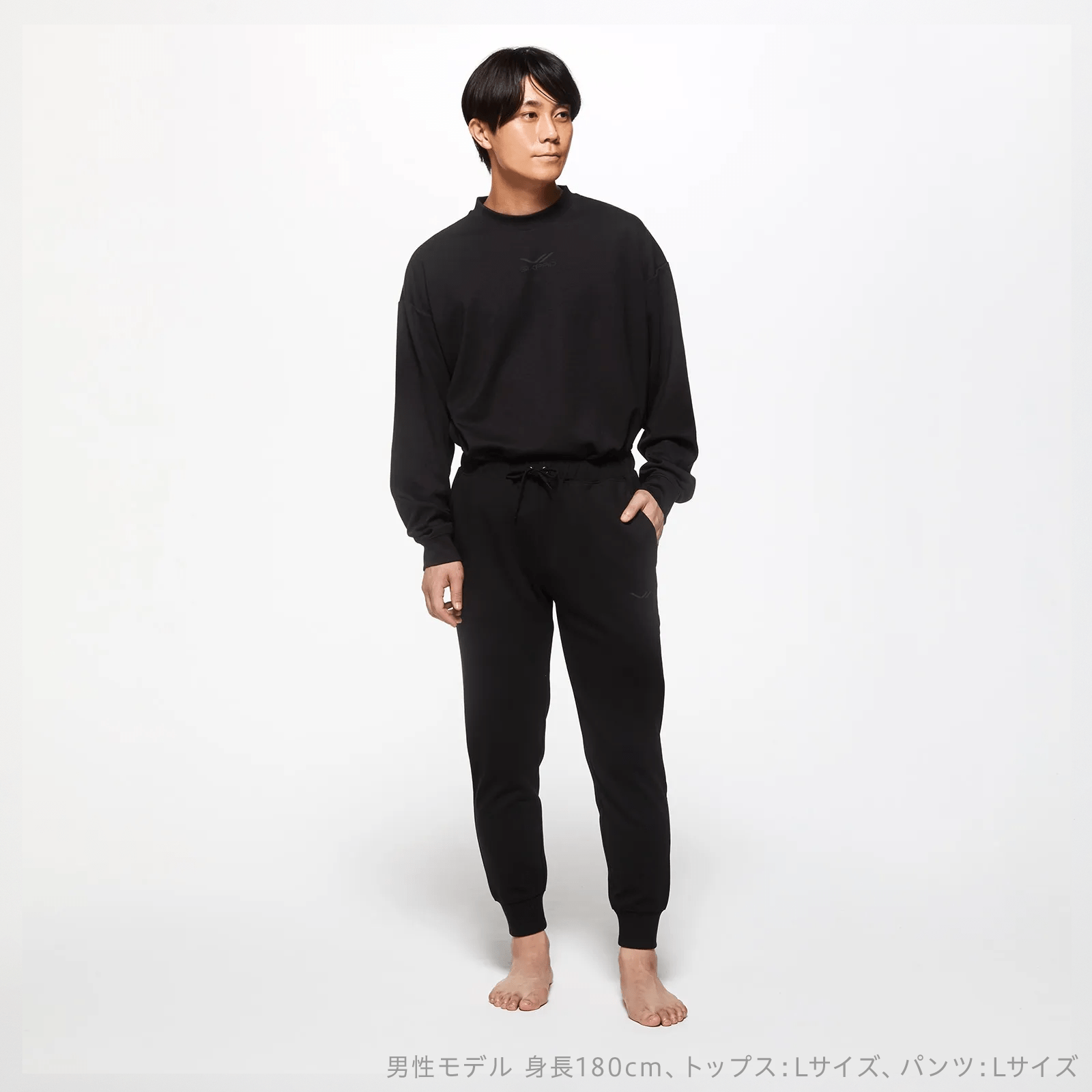 一般医療機器】シックスパッド リカバリーウェア(クルーネック