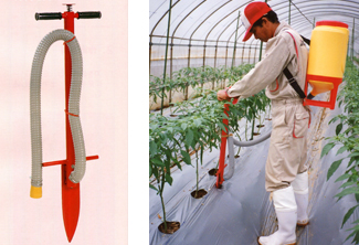 肥料散布機さんすけ | 種まき機ごんべえの株式会社向井工業