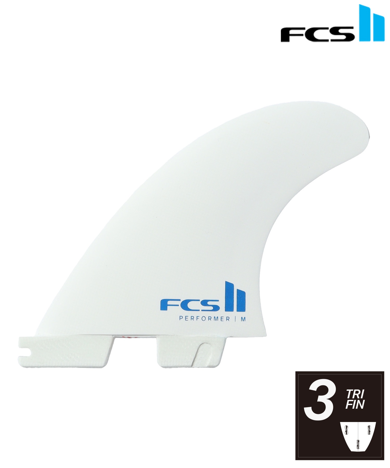 FCS II AirCore サーフボードフィン 3枚セットMサイズ FCS II AirCore