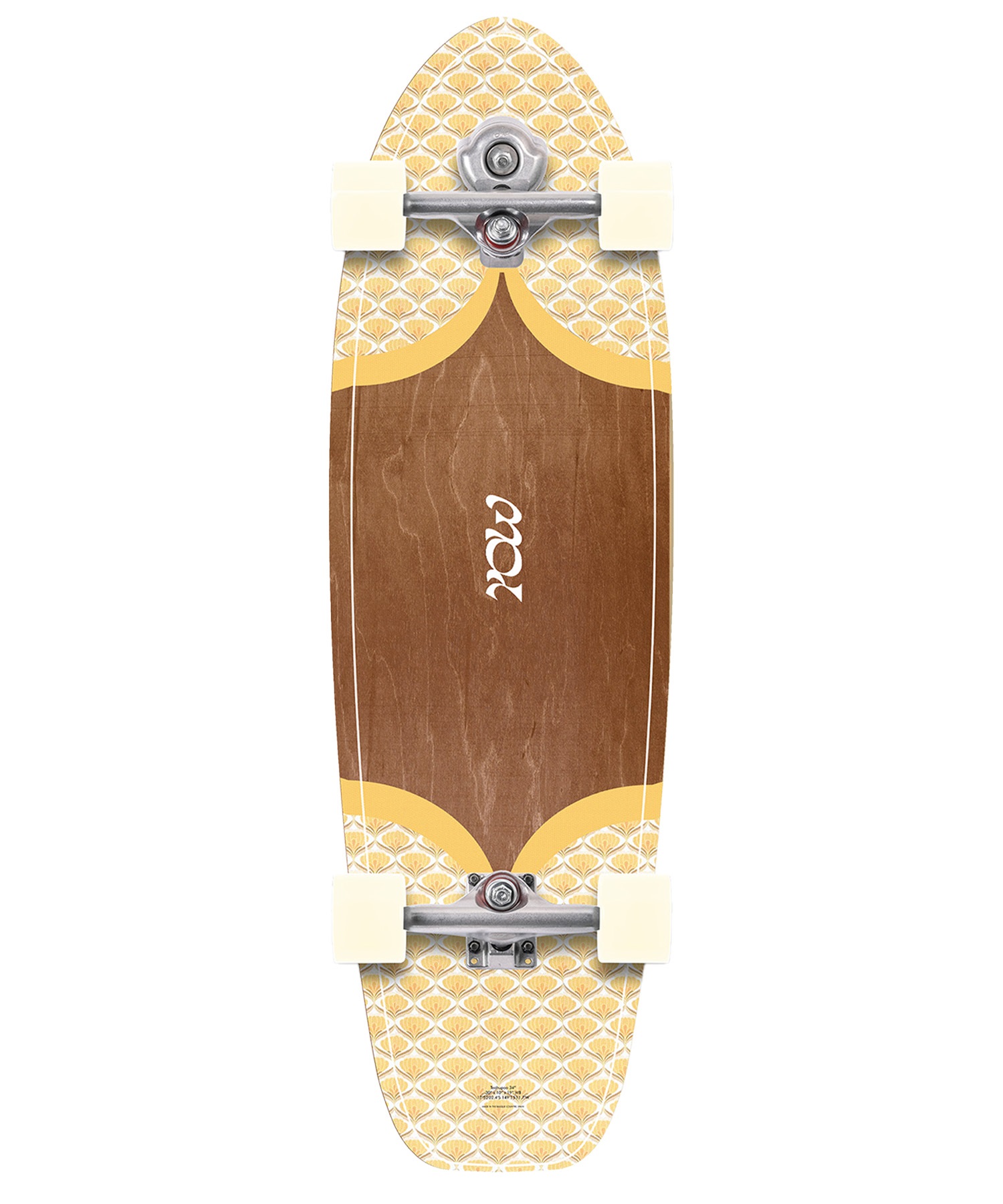YOW ヤウ ロング スケートボード コンプリート 34.0inch TEAHUPOO