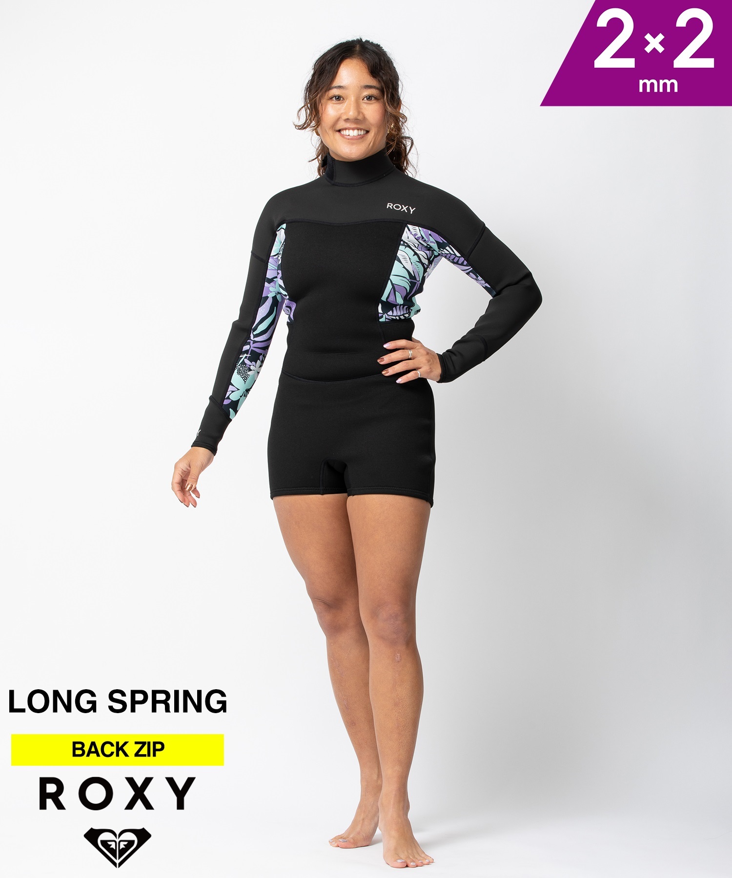 ROXY ロキシーバックジップ スウェルシリーズ RWT241709 ウェット