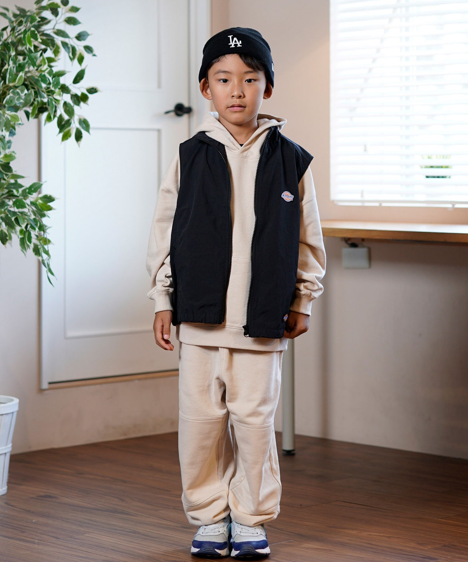 Dickies ディッキーズ ロングパンツ キッズ DK OEM ダブルニーワイド