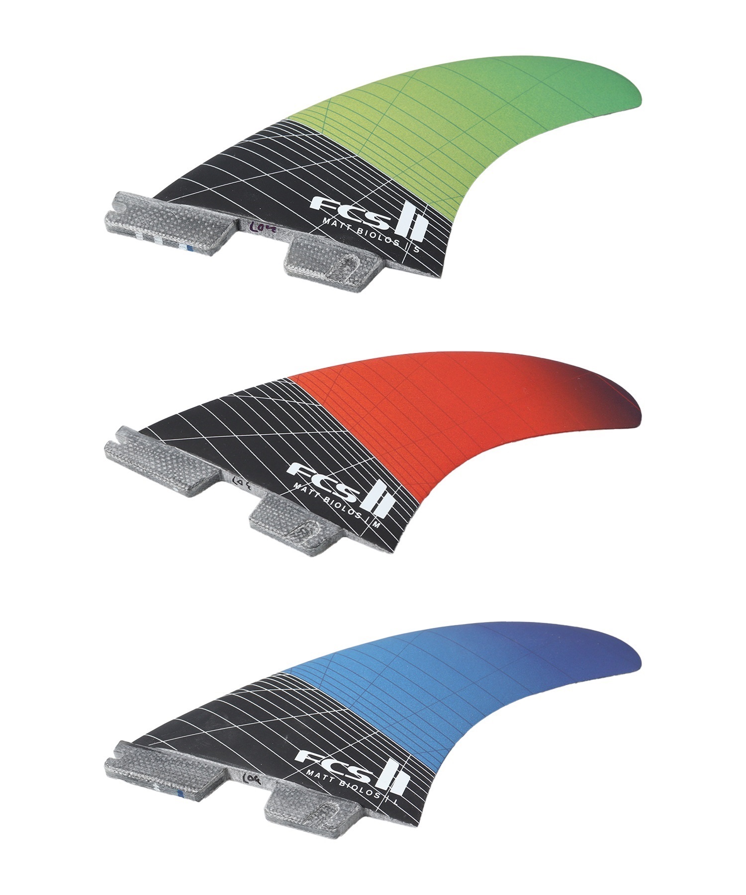 FCS2 エフシーエスツー Matt Biolos Tri Fins CARBON マット