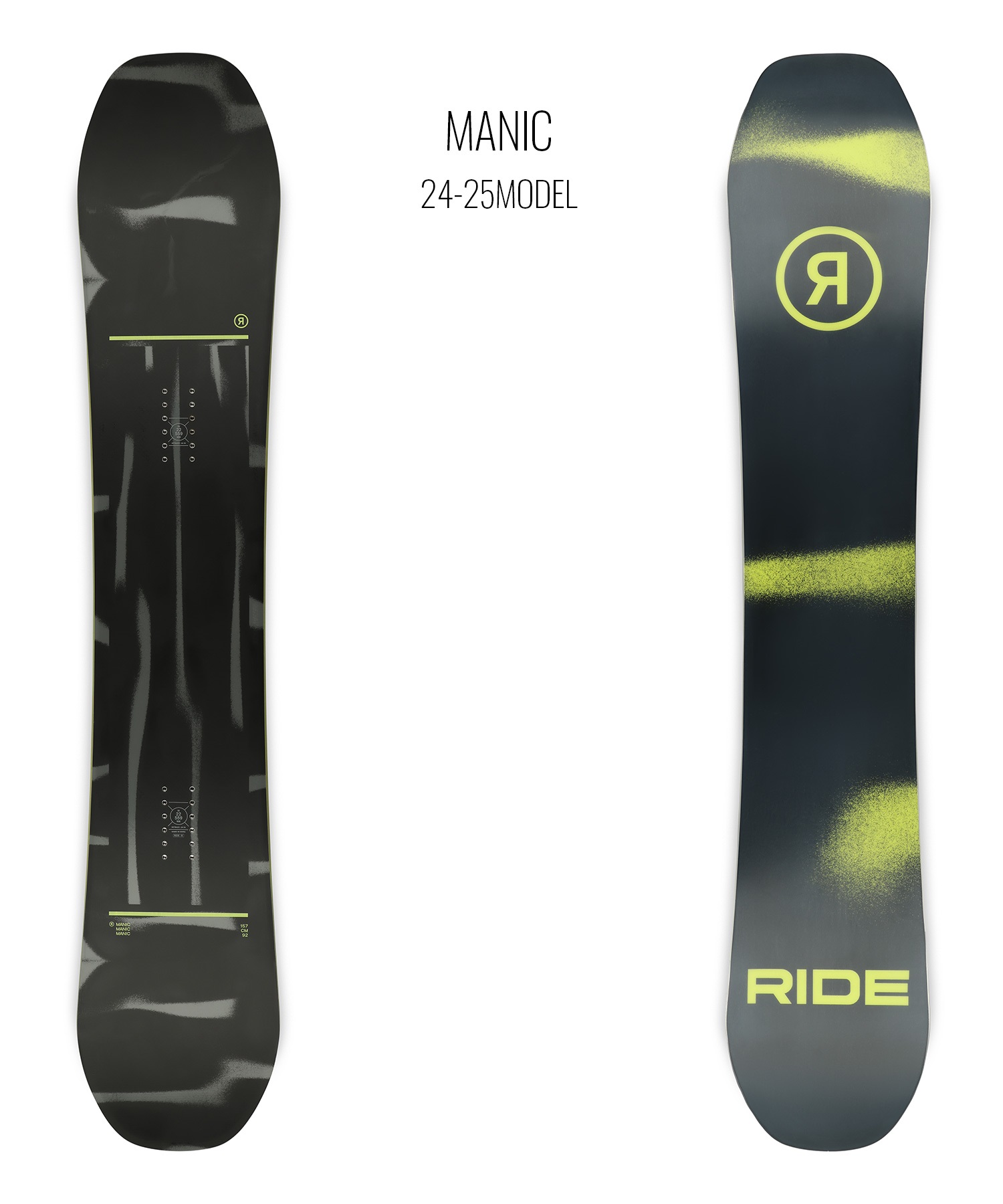 RIDE MANIC 155 スノーボード 3wayボードケース付き RIDE MANIC 155
