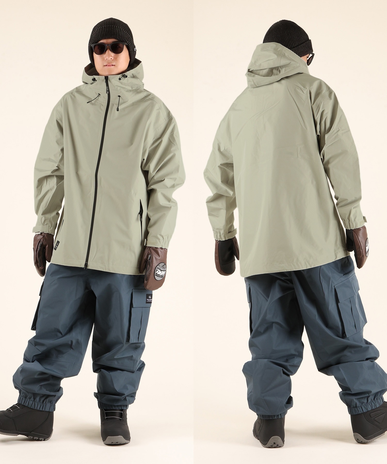 treeweather スノボウェア ビブパンツ XS ムラサキスポーツ